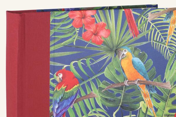 Pretty album with parrots